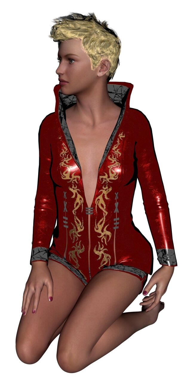 Human clothing pinup