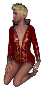 Human clothing pinup