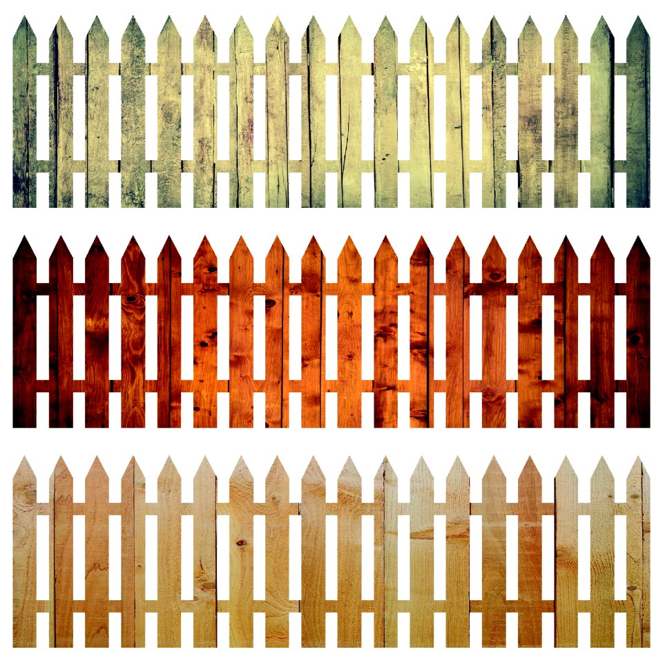 Wood barrier garden