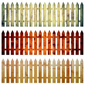 Wood barrier garden