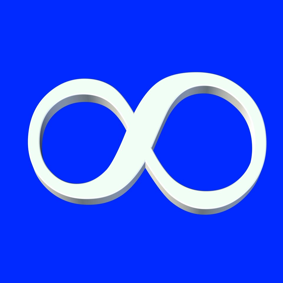 Infinity symbol icon