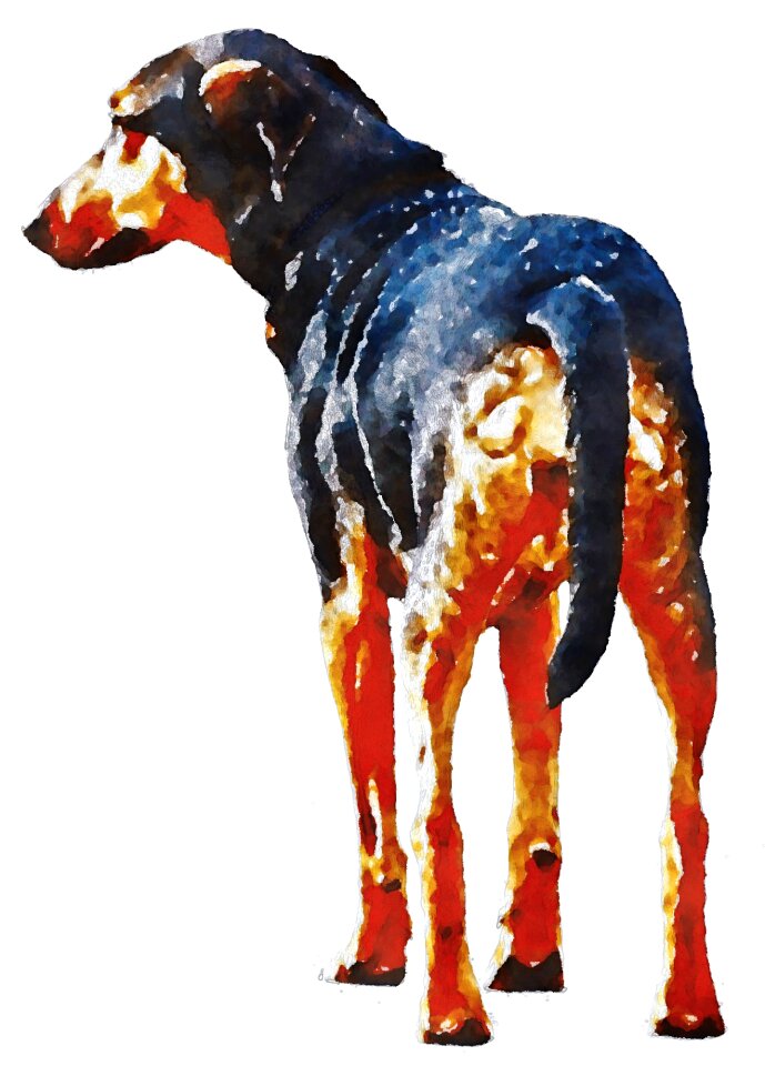 Watercolor oekaki pet