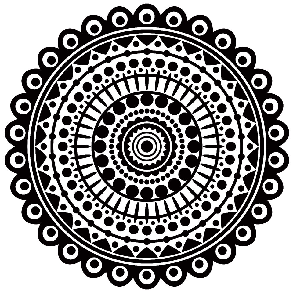 Pattern sign circle