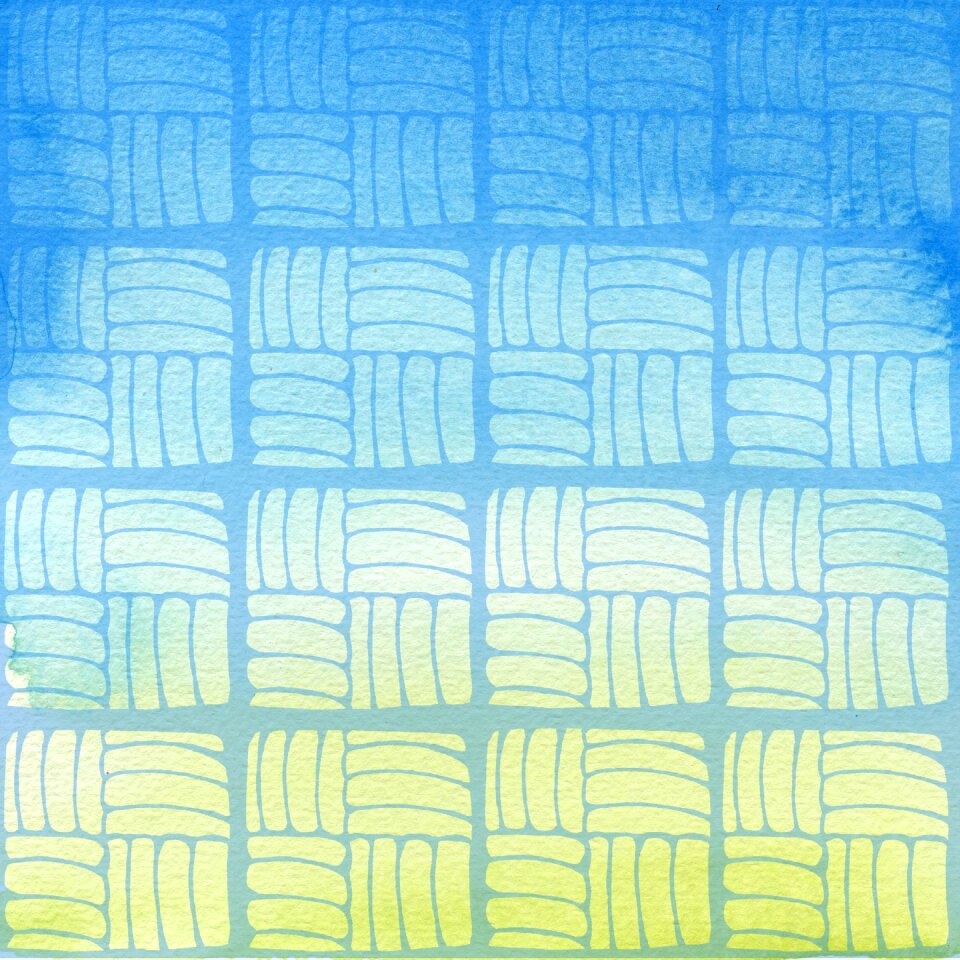 Abstract blue green