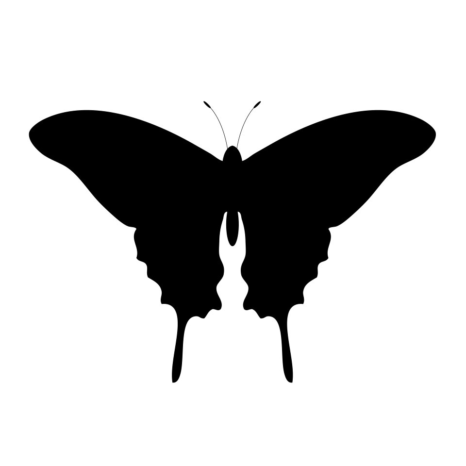 Black silhouette art