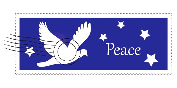 Dove bird blue