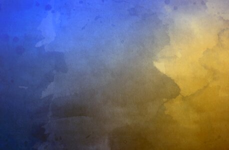Gold watercolor abstract
