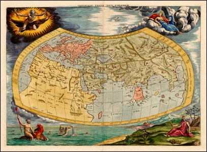Antic brown map Free illustrations