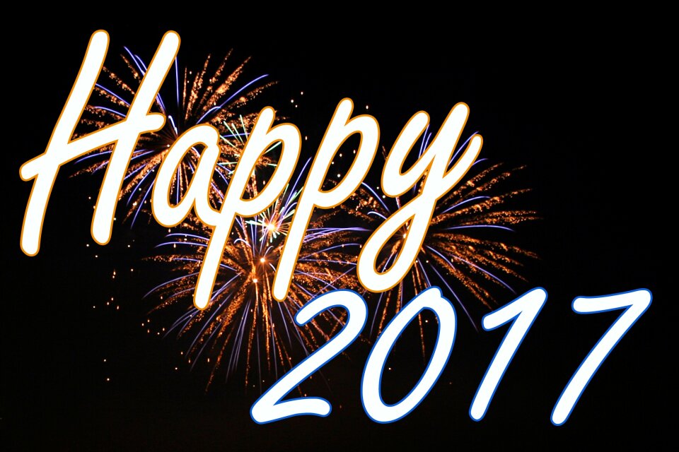 New year 2017 2017 black news