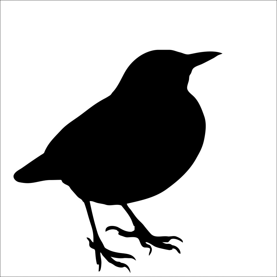 Black silhouette art