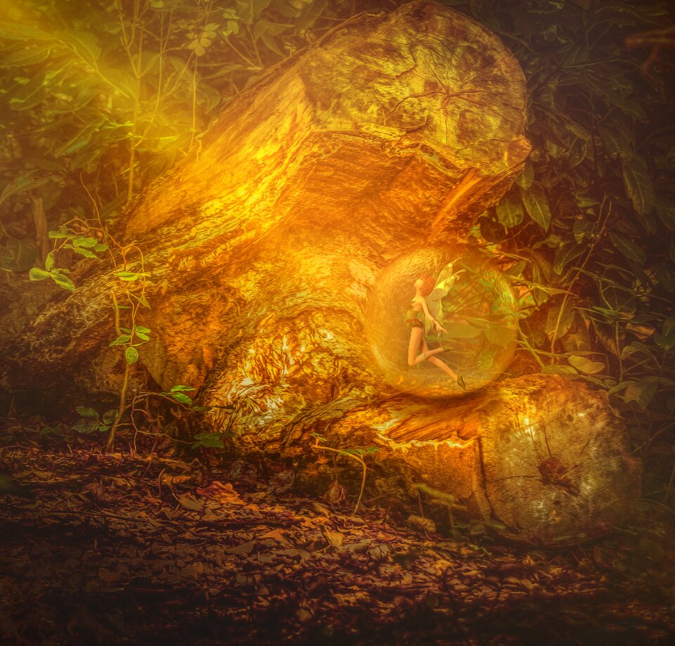 Fairytale figure mystical