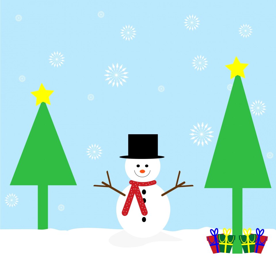 Snow pattern background