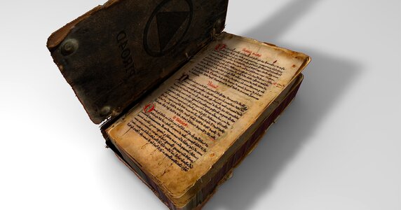 Antique middle ages font