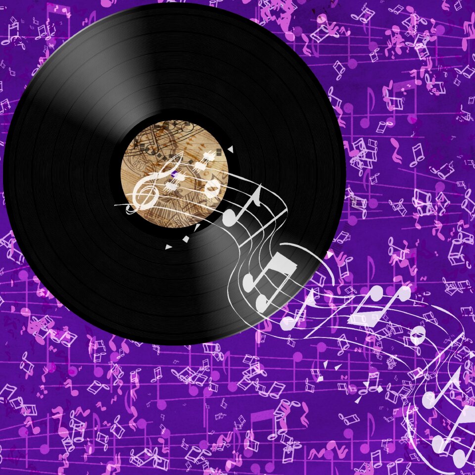 Texture scrapbook music