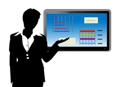 Silhouette economy market economy