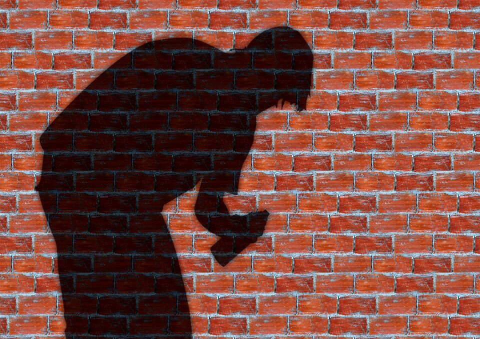 Stones shadow silhouette