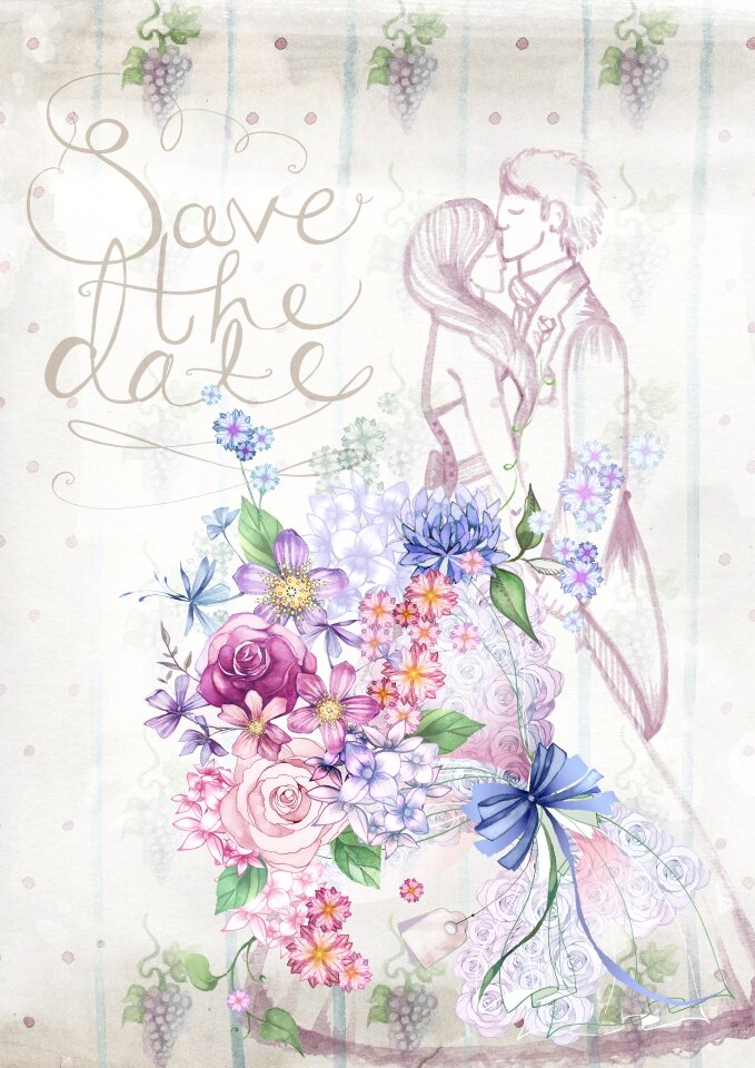 Couple drawing card