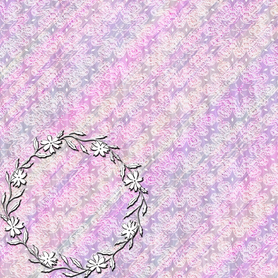Texture scrapbook floral