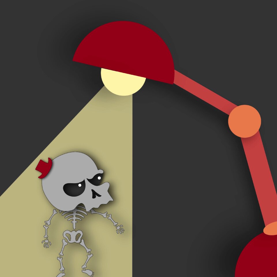 Vector illustration night dark