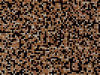 Beads dots abstraction