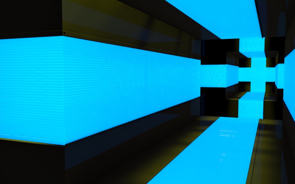 Abstract background blue room Free illustrations
