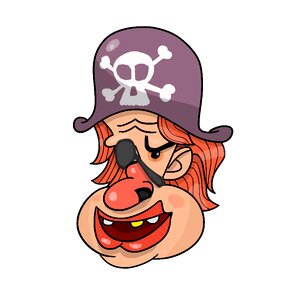 Cartoon skull scratch-cat