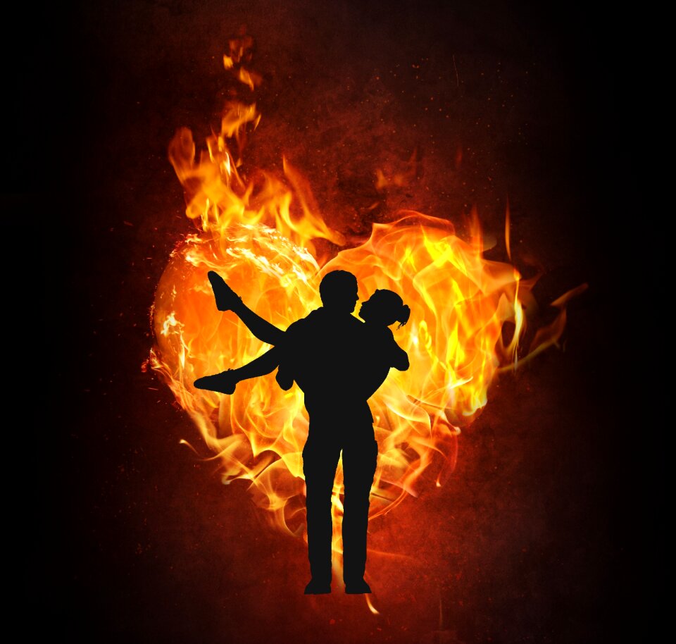 Romance heart passion