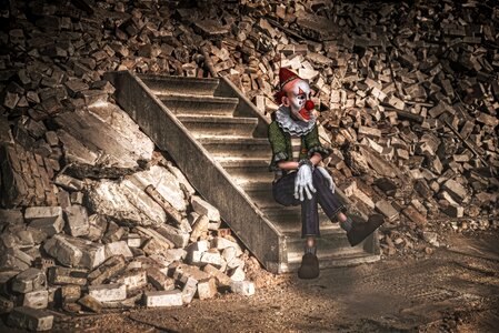Sad stones stairs