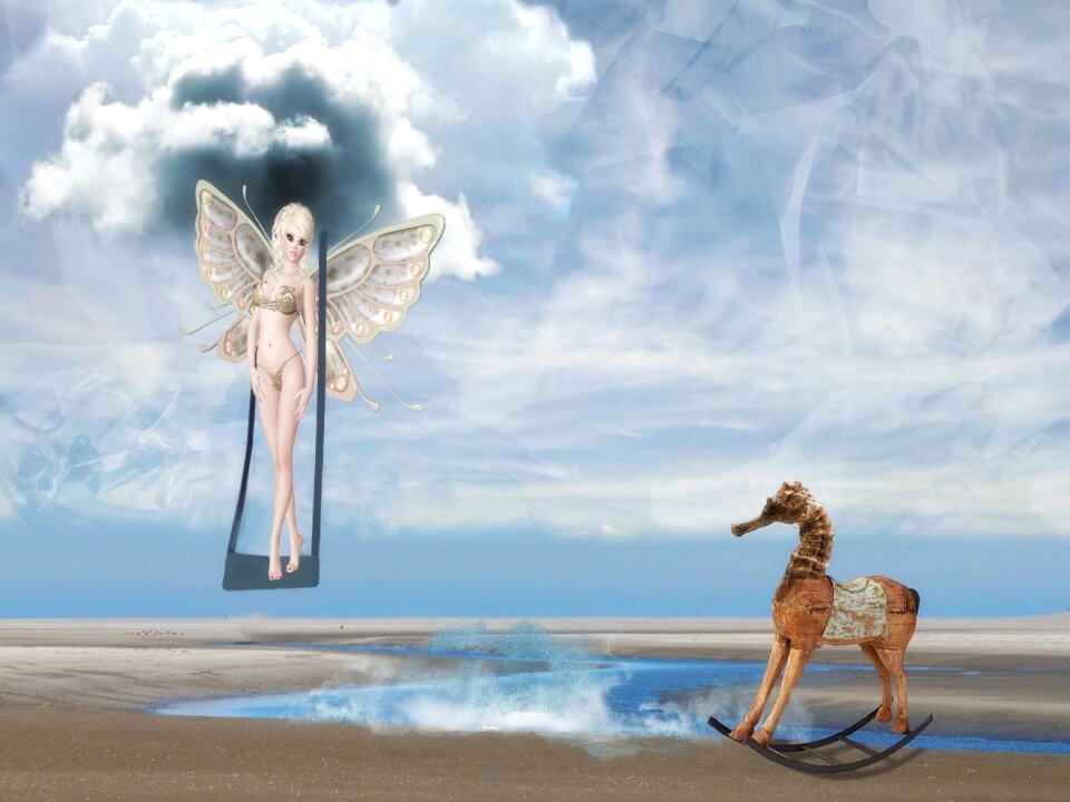 Beautiful fantasy sky