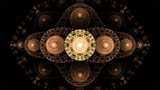 Fantasy texture fractal art