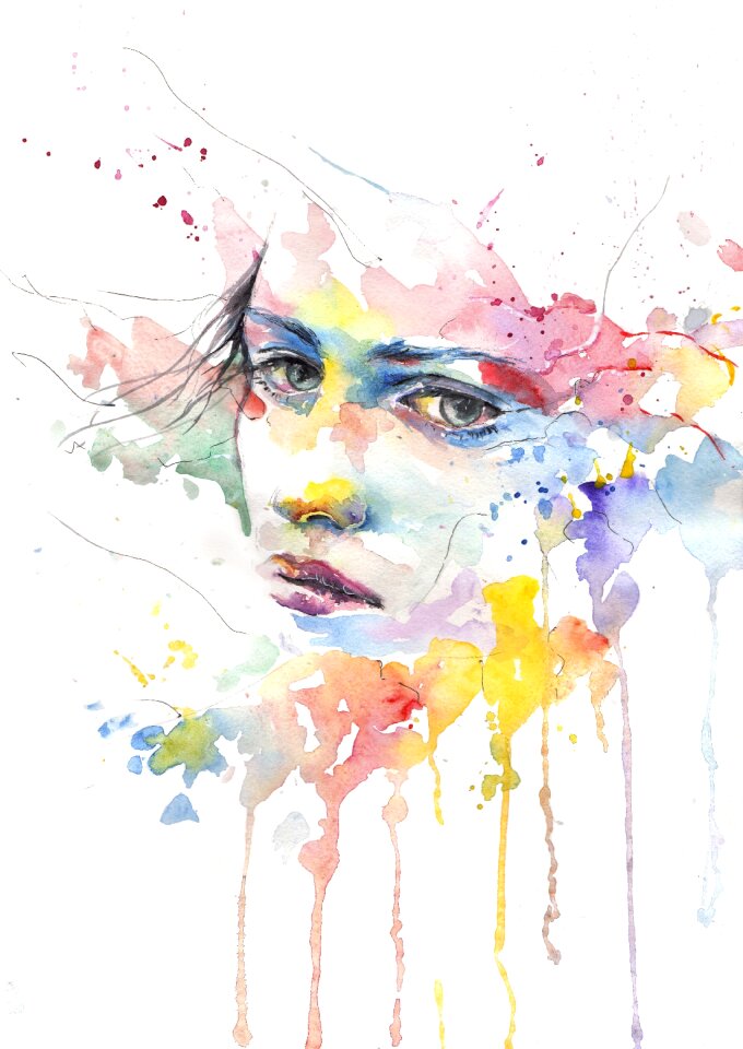 Face portrait eyes