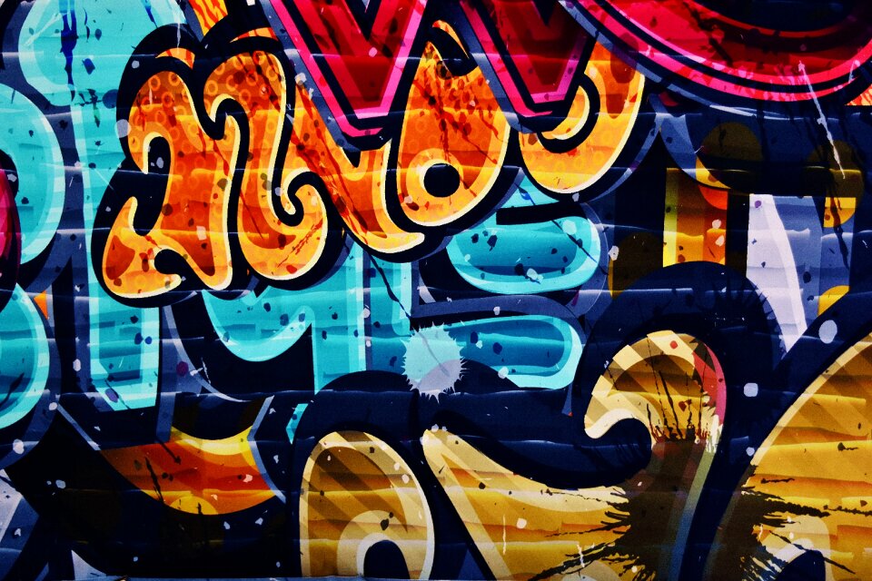 Wall painting street art Free illustrations
