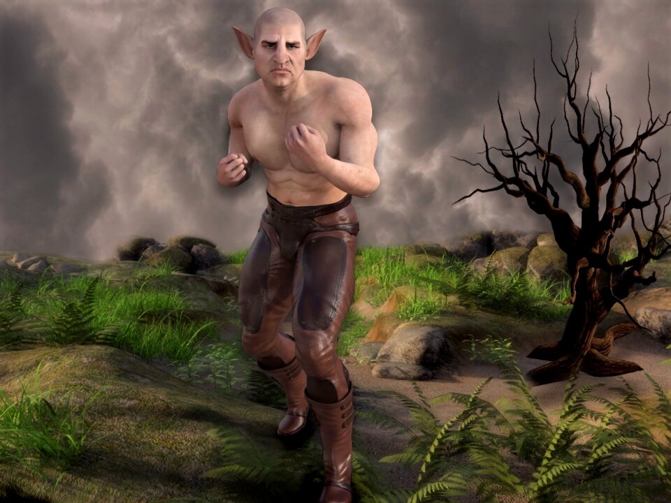 Clouds background mythical creatures