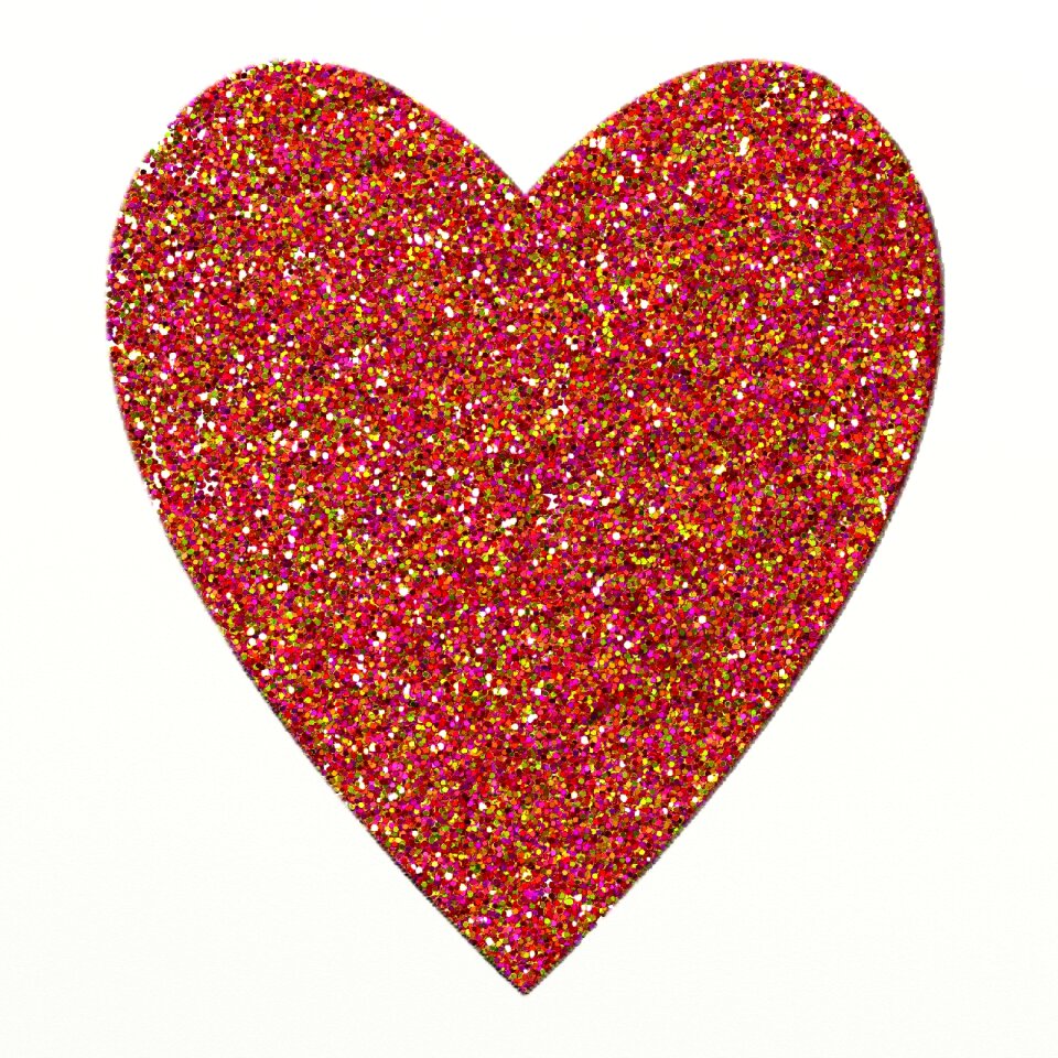 Red glittering sparkling