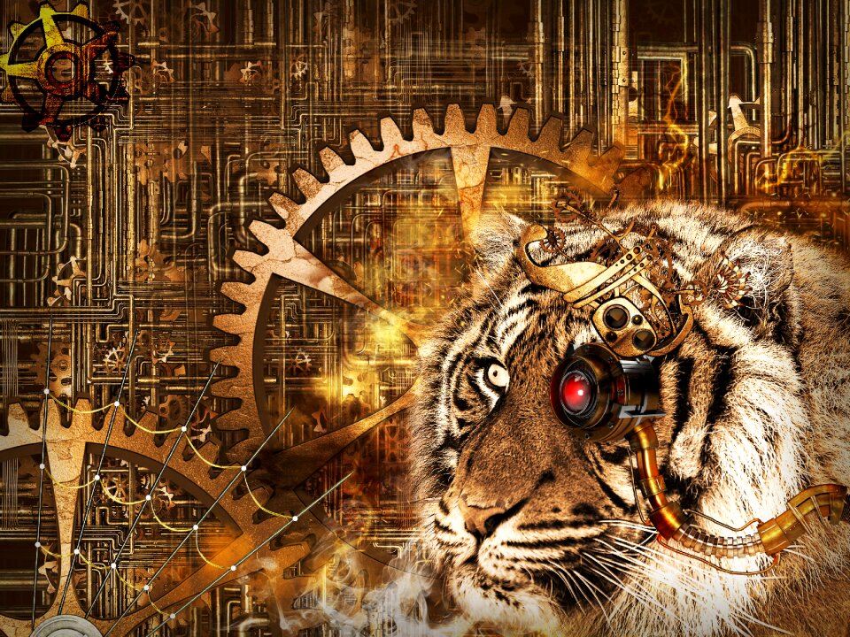 3d animal background