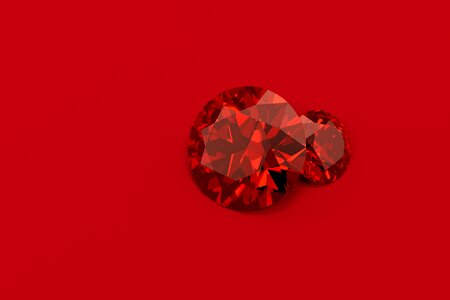 Gems red background red stones