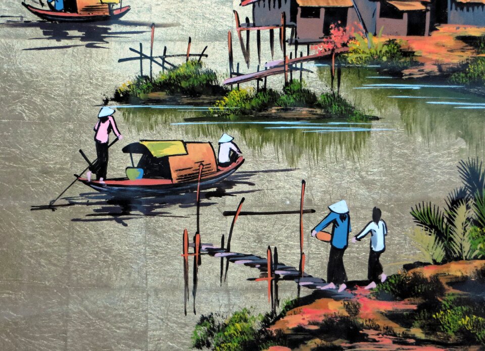 Landscape rural decoration