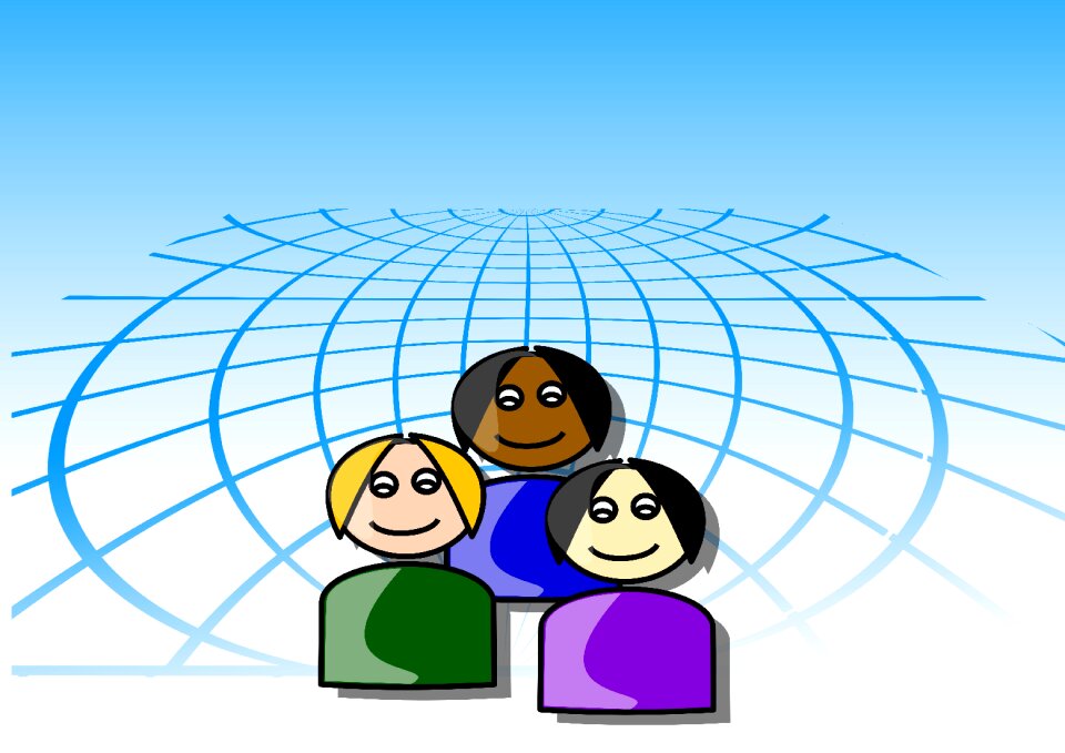 Networking grid globe