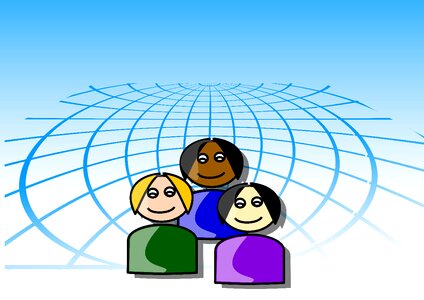 Networking grid globe