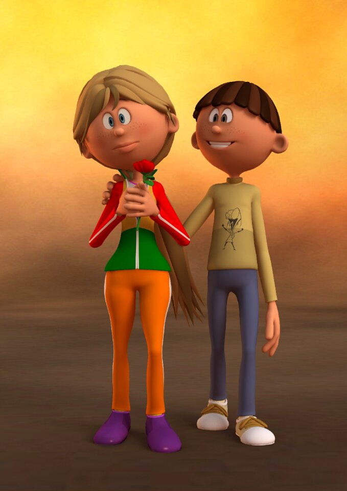 Love 3d figure Free illustrations