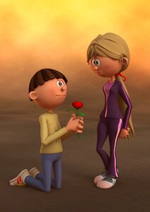 Love 3d figure Free illustrations