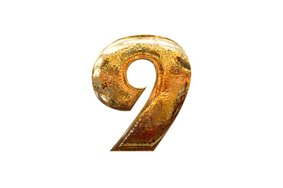 9 golden glass