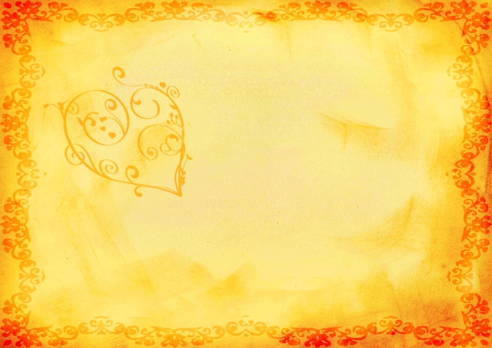Heart romantic decorative