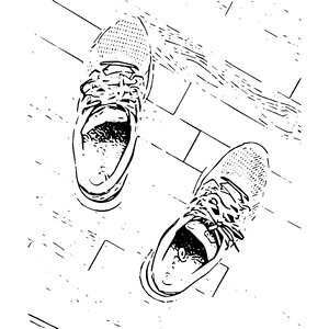Sketches vector shoes Free illustrations
