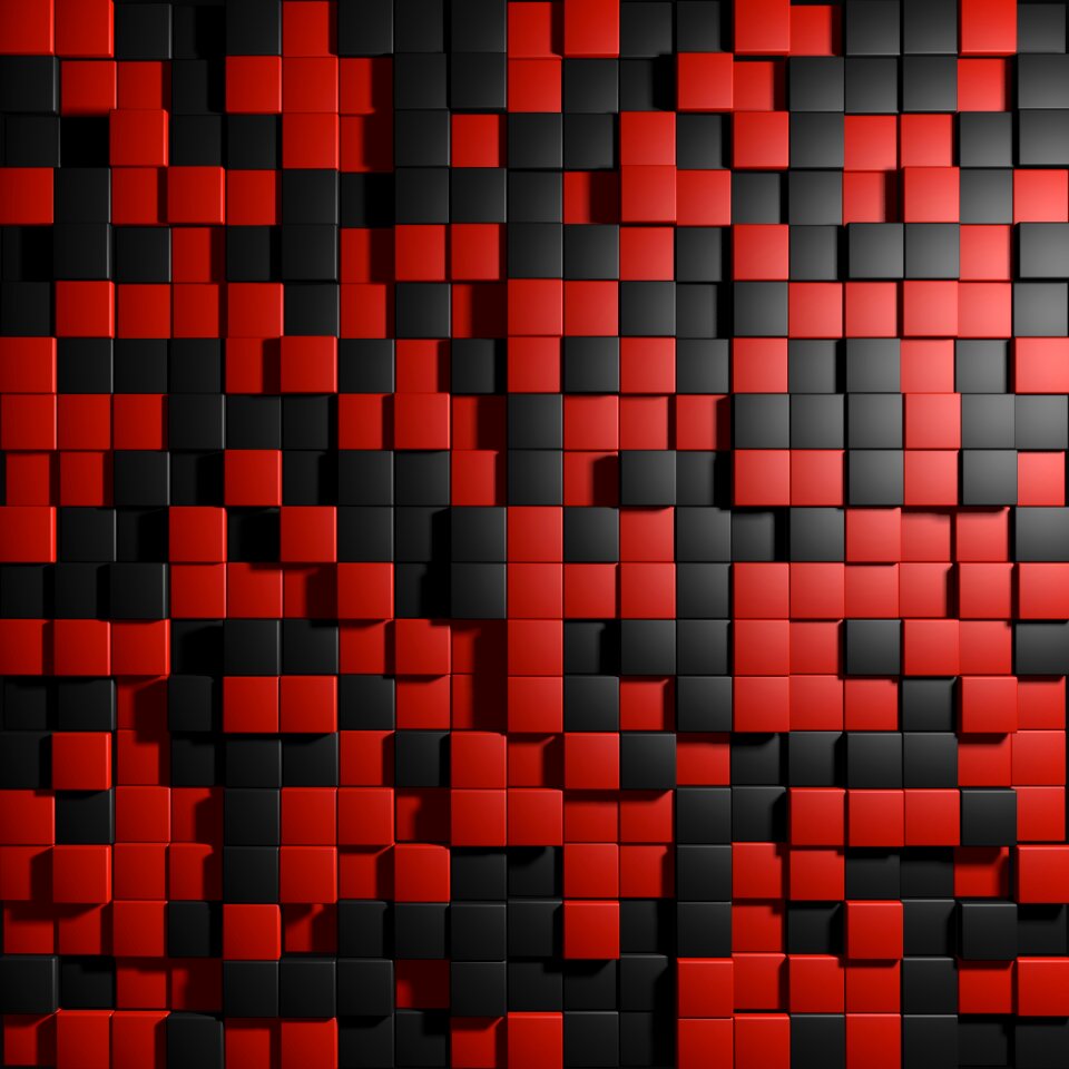 Checkerboard modern interior