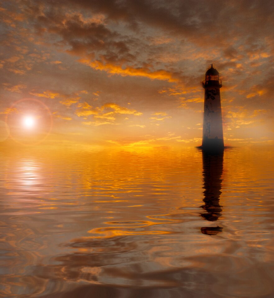 Sunrise sea relaxing