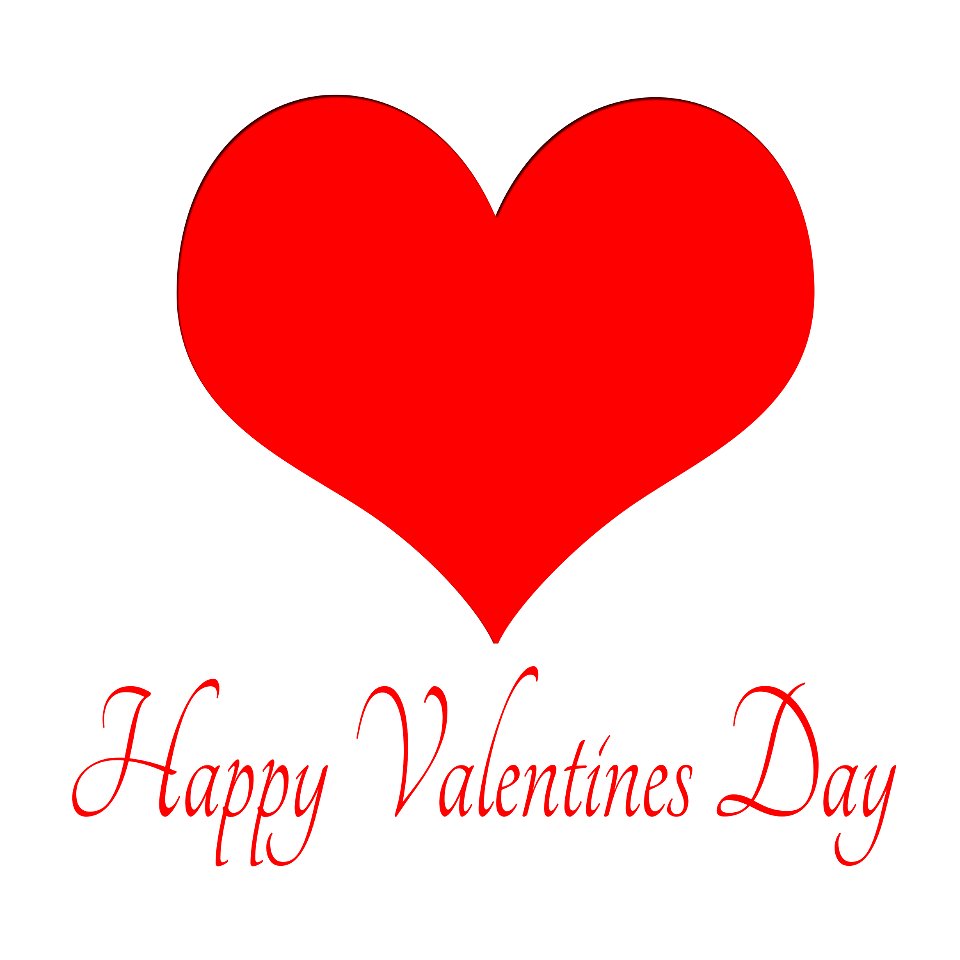 Spouses marriage red heart