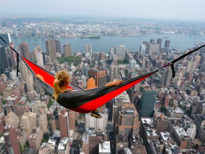 Hammock height relax