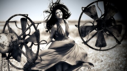 Hairstyle fan nature