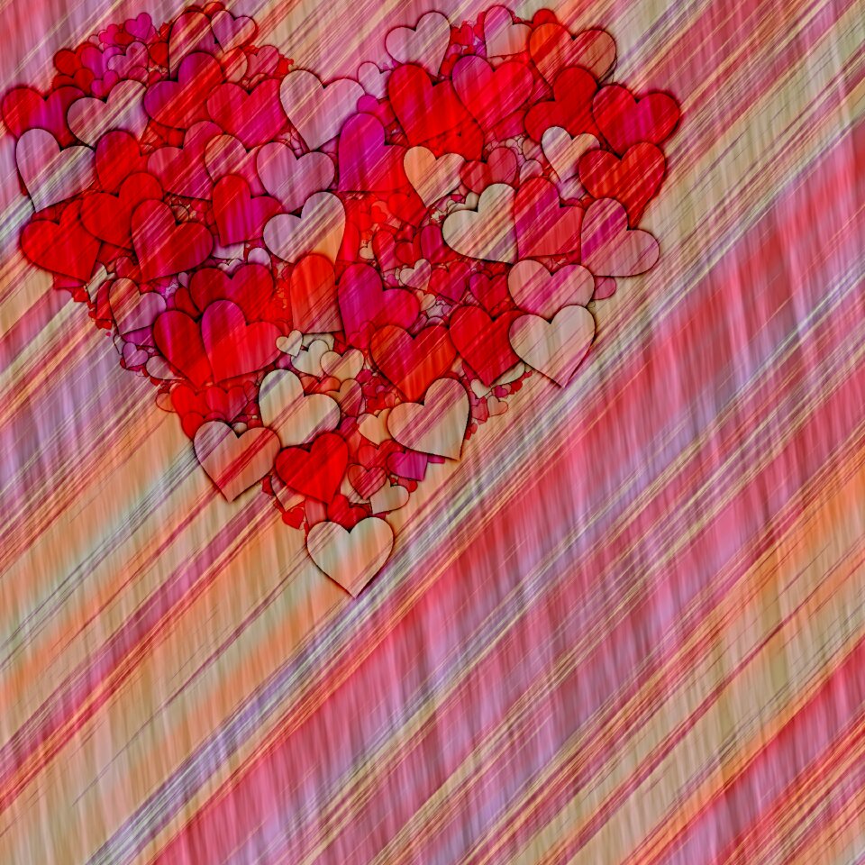 Texture scrapbook heart